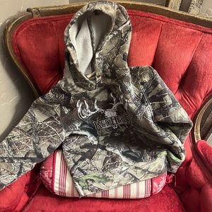 Red head camo sweatshirt